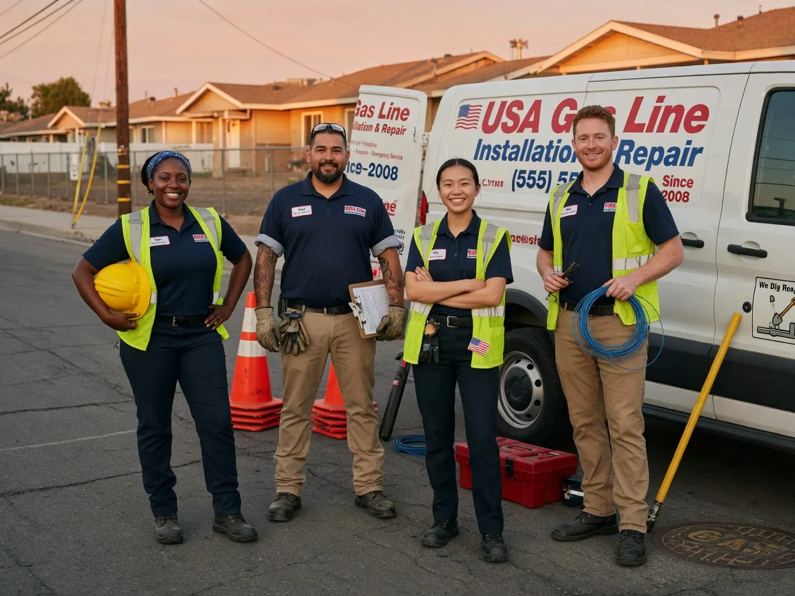 Gas Line Installation company in Stevinson, CA